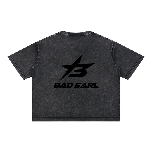 Mineral Wash Boxy Cotton T-Shirt