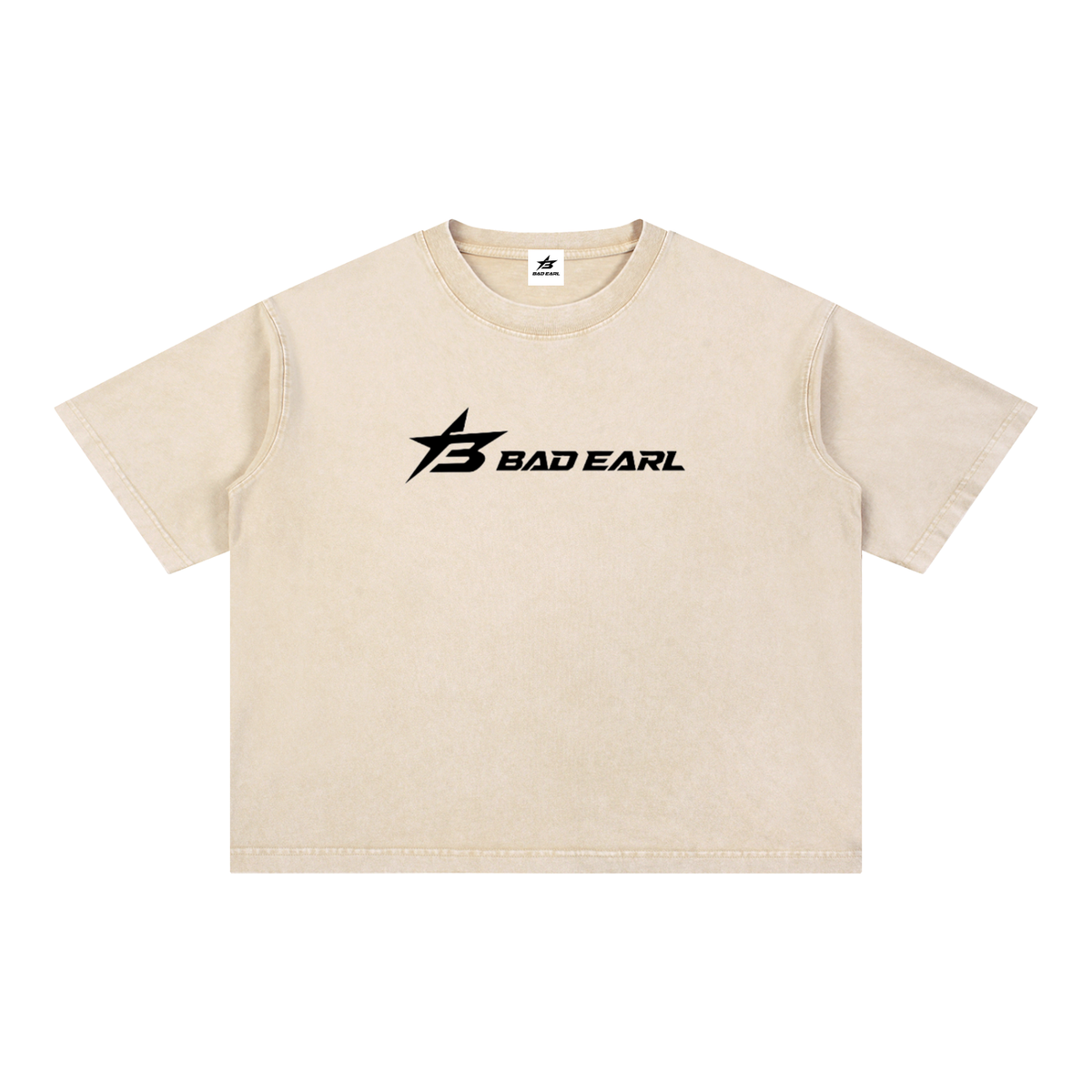 Mineral Wash Boxy Cotton T-Shirt
